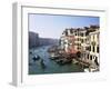 View Along the Grand Canal from Rialto Bridge, Venice, Unesco World Heritage Site, Veneto, Italy-Lee Frost-Framed Photographic Print