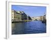 View Along the Grand Canal Towards the Rialto Bridge, Veneto, Italy-Lee Frost-Framed Photographic Print