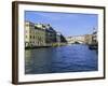 View Along the Grand Canal Towards the Rialto Bridge, Veneto, Italy-Lee Frost-Framed Photographic Print