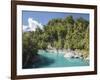 View along the Hokitika River, Hokitika Gorge, Kowhitirangi, near Hokitika, Westland district, West-Ruth Tomlinson-Framed Photographic Print