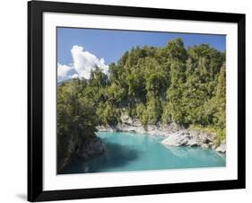 View along the Hokitika River, Hokitika Gorge, Kowhitirangi, near Hokitika, Westland district, West-Ruth Tomlinson-Framed Photographic Print