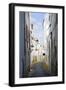 View Along the Medieval Cobbled Street of Rua Do Moeda in Historic Centre of Evora-Alex Robinson-Framed Photographic Print