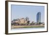 View Along the Mekong River in the Capital City of Phnom Penh-Michael Nolan-Framed Photographic Print