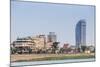 View Along the Mekong River in the Capital City of Phnom Penh-Michael Nolan-Mounted Photographic Print