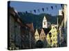 View Along the Reichenstrasse to the Monastery of St. Mang, Fussen, Bavaria, Germany, Europe-Tomlinson Ruth-Stretched Canvas