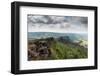 View along the Roaches Ridge towards the distinctive hill, UK-Graham Eaton-Framed Photographic Print