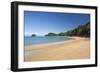 View along the sandy beach at Towers Bay, Kaiteriteri, Tasman, South Island, New Zealand, Pacific-Ruth Tomlinson-Framed Photographic Print