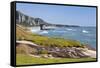 View along the Tasman Sea coast to Dolomite Point, Punakaiki, Paparoa National Park, Buller distric-Ruth Tomlinson-Framed Stretched Canvas