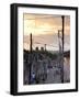 View Along Traditional Cobbled Street at Sunset, Trinidad, Cuba, West Indies, Central America-Lee Frost-Framed Photographic Print