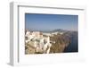 View Along Volcanic Cliffs Towards Distant Fira, Imerovigli, Santorini (Thira) (Thera)-Ruth Tomlinson-Framed Photographic Print