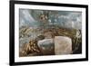 View and Map of the Town of Toledo, C. 1610-14-El Greco-Framed Giclee Print