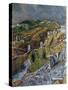 View and Map of Toledo-El Greco-Stretched Canvas