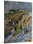 View and Map of Toledo-El Greco-Stretched Canvas