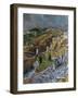 View and Map of Toledo-El Greco-Framed Giclee Print