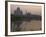 View at Dusk Across the Yamuna River of the Taj Mahal, Agra, Uttar Pradesh State, India-Eitan Simanor-Framed Photographic Print