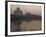 View at Dusk Across the Yamuna River of the Taj Mahal, Agra, Uttar Pradesh State, India-Eitan Simanor-Framed Photographic Print