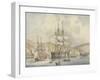 View at Malta, Ca. 1849-Charles Andrew Dyce-Framed Giclee Print