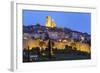 View at Night, Saint-Paul-De-Vence, Provence-Alpes-Cote D'Azur, Provence, France, Europe-Stuart Black-Framed Photographic Print