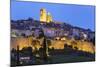 View at Night, Saint-Paul-De-Vence, Provence-Alpes-Cote D'Azur, Provence, France, Europe-Stuart Black-Mounted Photographic Print