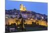 View at Night, Saint-Paul-De-Vence, Provence-Alpes-Cote D'Azur, Provence, France, Europe-Stuart Black-Mounted Photographic Print