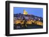 View at Night, Saint-Paul-De-Vence, Provence-Alpes-Cote D'Azur, Provence, France, Europe-Stuart Black-Framed Photographic Print