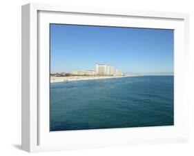 View at Pensacola Beach, Florida. November 2014.-NicholasGeraldinePhotos-Framed Photographic Print