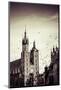 View at St. Mary's Gothic Church, Famous Landmark in Krakow, Poland.-Curioso Travel Photography-Mounted Photographic Print