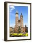 View at St. Mary's Gothic Church, Famous Landmark in Krakow, Poland.-majeczka-majeczka-Framed Photographic Print