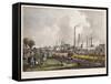 View at St. Rollox Looking South East; Opening of the Glasgow and Garnkirk Railway-David Octavius Hill-Framed Stretched Canvas