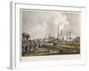 View at St. Rollox Looking South East; Opening of the Glasgow and Garnkirk Railway-David Octavius Hill-Framed Giclee Print