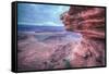 View At The Edge of Dead Horse Point, Southern Utah-Vincent James-Framed Stretched Canvas