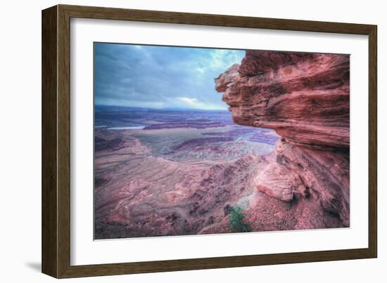 View At The Edge of Dead Horse Point, Southern Utah-Vincent James-Framed Photographic Print