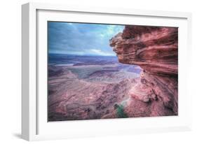 View At The Edge of Dead Horse Point, Southern Utah-Vincent James-Framed Photographic Print