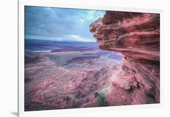 View At The Edge of Dead Horse Point, Southern Utah-Vincent James-Framed Photographic Print