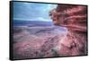 View At The Edge of Dead Horse Point, Southern Utah-Vincent James-Framed Stretched Canvas