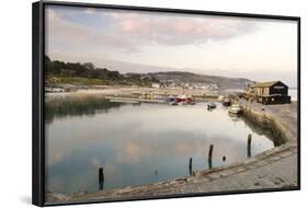 View Back to the Harbour at Lyme Regis Taken from the Cobb, Dorset, England, United Kingdom, Europe-John Woodworth-Framed Photographic Print