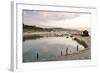 View Back to the Harbour at Lyme Regis Taken from the Cobb, Dorset, England, United Kingdom, Europe-John Woodworth-Framed Photographic Print
