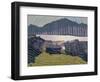 View Capolago, Blick Auf Den Über Capolago Silsersee-Giovanni Giacometti-Framed Giclee Print