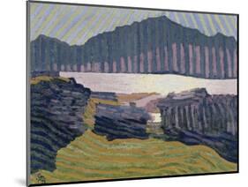 View Capolago, Blick Auf Den Über Capolago Silsersee-Giovanni Giacometti-Mounted Giclee Print