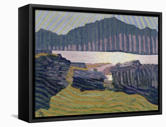 View Capolago, Blick Auf Den Über Capolago Silsersee-Giovanni Giacometti-Framed Stretched Canvas