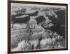 View Dark Shadows To Right High Horizon "Grand Canyon National Park" Arizona. 1933-1942-Ansel Adams-Framed Art Print