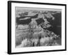 View Dark Shadows To Right High Horizon "Grand Canyon National Park" Arizona. 1933-1942-Ansel Adams-Framed Art Print