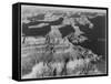 View Dark Shadows To Right High Horizon "Grand Canyon National Park" Arizona. 1933-1942-Ansel Adams-Framed Stretched Canvas