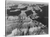 View Dark Shadows To Right High Horizon "Grand Canyon National Park" Arizona. 1933-1942-Ansel Adams-Stretched Canvas