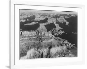 View Dark Shadows To Right High Horizon "Grand Canyon National Park" Arizona. 1933-1942-Ansel Adams-Framed Art Print