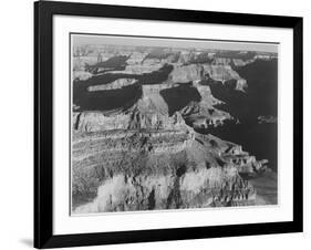 View Dark Shadows To Right High Horizon "Grand Canyon National Park" Arizona. 1933-1942-Ansel Adams-Framed Art Print