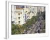 View Down Ocean Drive, South Beach, Miami, Florida, USA-Robin Hill-Framed Photographic Print