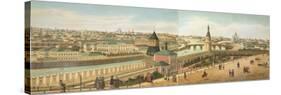 View Down River from the Kremlin Including the Church of Our Saviour-Dmitri Indieitzeff-Stretched Canvas