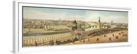 View Down River from the Kremlin Including the Church of Our Saviour-Dmitri Indieitzeff-Framed Premium Giclee Print