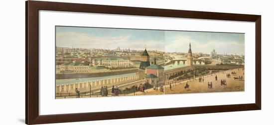 View Down River from the Kremlin Including the Church of Our Saviour-Dmitri Indieitzeff-Framed Giclee Print